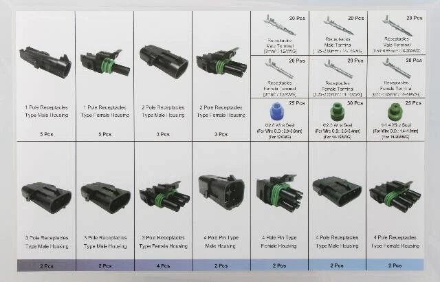 Mr. Gasket Weatherproof Connector Kit - 40010G